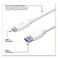 USB-C to USB-A 3.1 Charging Cable, 3.3 ft, White