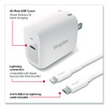 USB-C Wall Charger with Cable, 20 W, 1 Port, White