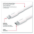 Lightning to USB-C Charging Cable, 6.6 ft, White