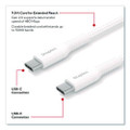 Lightning to USB-C 2.0 Charging Cable, 9.8 ft, White