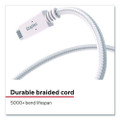 USB-C to USB-A 2.0 Charging Cable, 3.3 ft, White