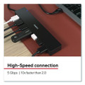 USB 3.0 Hubs, 7-Port, Black