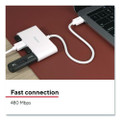 USB 2.0 Hubs, 4-Port, White