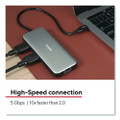 USB 3.0 Hubs, 8-Port, Gray