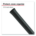 Cord Sleeve, 10 ft, Black