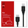 USB-A to USB-A 2.0 Cable, 6 ft, Black