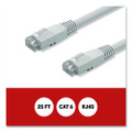 CAT6 Ethernet Cable, 25 ft, Gray