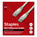 CAT6 Ethernet Cable, 25 ft, Gray