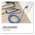 CAT6 Ethernet Cable, 50 ft, Blue
