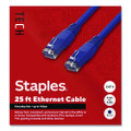 CAT6 Ethernet Cable, 25 ft, Blue