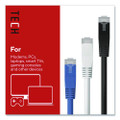 CAT6 Ethernet Cable, 25 ft, Assorted Colors, 3/Pack