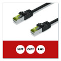 CAT7 Ethernet Cable, 10 ft, Black