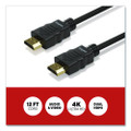 HDMI to HDMI Audio/Video Cable, 12 ft, Black