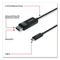 USB-C to DisplayPort Audio/Video Cable, 6 ft, Black