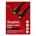 HDMI to HDMI Audio/Video Cable, 4 ft, Black, 2/Pack