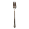 Petite Tasting Fork, Polystyrene, Silver, 400/Carton