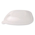 PLA Lids for Fiber Bowls, 8.8 x 8.8, Clear, 200/Carton