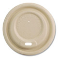 Fiber Lids for Cups, Fits 10 to 20 oz Hot Cups, Natural, 1,000/Carton