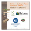 Bamboo Cutlery, Knife, Paper, Natural, 750/Carton