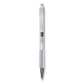 F-301 Signature Series Earthy Tones Ballpoint Pen, Retractable, Fine 0.7 mm, Black Ink, Pewter Barrel, 4/Pack