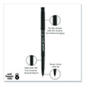 Onyx Roller Ball Pen, Stick, Micro 0.5 Mm, Black Ink, Black Matte Barrel, Dozen