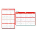 Erasable Wall Calendar, 24 X 36, White/red Sheets, 12-month (jan To Dec): 2022 Erasable Wall Calendar, 24 X 36, White/red Sheets, 12-month (jan To Dec): 2022