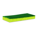 Medium-duty Scrubbing Sponge, 3.6 X 6.1, 0.7" Thick, Yellow/green, 10/pack