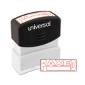 Message Stamp, Faxed, Pre-inked One-color, Red Message Stamp, Faxed, Pre-inked One-color, Red