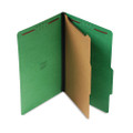 Bright Colored Pressboard Classification Folders, 1 Divider, Legal Size, Emerald Green, 10/box Bright Colored Pressboard Classification Folders, 1 Divider, Legal Size, Emerald Green, 10/box