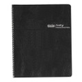 Eight-person Group Practice Daily Appointment Book, 11 X 8.5, Black Cover, 12-month (jan To Dec): 2022