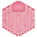 Wave 3d Urinal Deodorizer Screen, Spiced Apple Scent, Red, 10/box