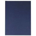 Casebound Hardcover Notebook, 1 Subject, Wide/legal Rule, Dark Blue Cover, 10.25 X 7.63, 150 Sheets