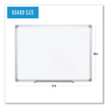 Earth Easy-clean Dry Erase Board, 48 X 72, Aluminum Frame