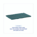 Heavy-duty Scour Pad, 6 X 9, Green 15/carton