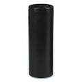 Linear Low Density Recycled Can Liners, 56 Gal, 1.25 Mil, 43" X 48", Black, 100/carton