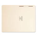 Top Tab Fastener Folders, Straight Tab, 1 Fastener, Legal Size, 11-pt Manila Exterior, 50/box