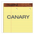 "the Legal Pad" Ruled Perforated Pads, Wide/legal Rule, 50 Canary-yellow 8.5 X 11.75 Sheets, Dozen - VISTOP7531