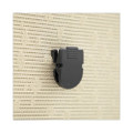Wall Clips For Fabric Panels, 40 Sheets, Black, 50/box