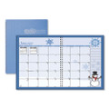 Seasonal Monthly Planner, Seasonal Artwork, 10 X 7, Light Blue Cover, 12-month (jan To Dec): 2022