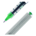Vision Roller Ball Pen, Stick, Fine 0.7 Mm, Evergreen Ink, Gray Barrel, Dozen