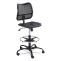 Vue Series Mesh Extended-height Chair, Supports Up To 250 Lb, 23" To 33" Seat Height, Black Vinyl Seat, Black Base Vue Series Mesh Extended-height Chair, Supports Up To 250 Lb, 23" To 33" Seat Height, Black Vinyl Seat, Black Base