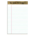 Second Nature Recycled Ruled Pads, Narrow Rule, 50 White 5 X 8 Sheets, Dozen