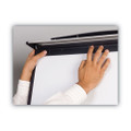 Magnetic Gold Ultra Dry Erase Tripod Easel W/ Ext Arms, 32" To 72", Black/silver