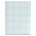 Cross Section Pads, Cross-section Quadrille Rule (8 Sq/in, 1 Sq/in), 50 White 8.5 X 11 Sheets