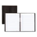 Notepro Notebook, 1 Subject, Medium/college Rule, Black Cover, 11 X 8.5, 100 Sheets