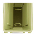 Slim Jim Receptacle With Venting Channels, Rectangular, Plastic, 23 Gal, Beige