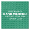 Dust Pad With Fringe, Microfiber, 18" Long, Green