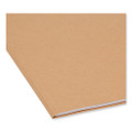 Heavyweight Kraft File Folder, Straight Tabs, Letter Size, 0.75" Expansion, 11-pt Kraft, Brown, 100/box