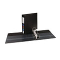 Heavy-duty Non-view Binder With Durahinge, Three Locking One Touch Ezd Rings And Spine Label, 3" Capacity, 11 X 8.5, Black