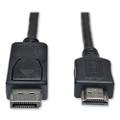 Displayport To Hdmi Cable Adapter (m/m), 10 Ft., Black